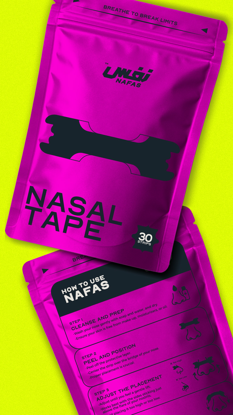 Nafas pink pouch